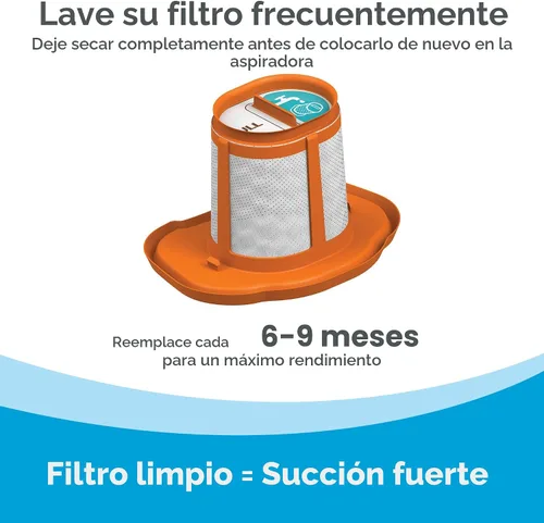 Vista 3 de BLACK+DECKER Filtro de vacío de mano (HHVKF10)