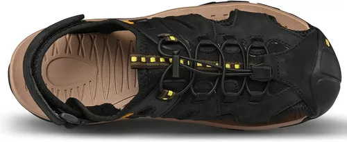 Vista 4 de Men's Sport Sandals Outdoor Hiking Sandals Closed Toe Water Sandals Casual Lightweight Summer Breathable Beach Shoes