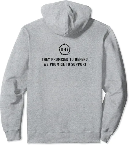 Vista 2 de Scott County High School Cardinals Operation Hat Trick Sudadera con capucha, Azul