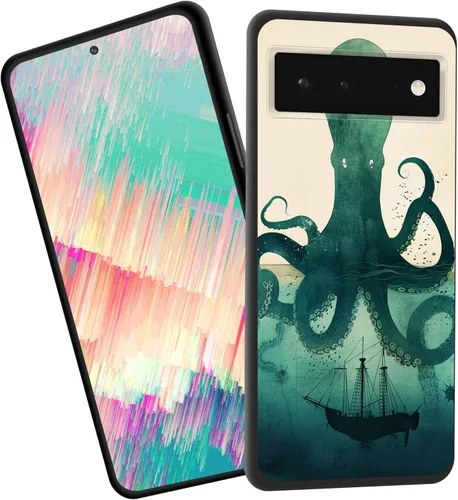 Vista 330 de Funda delgada para Google Pixel 4 XL, funda delgada de silicona de TPU suave a prueba de golpes para Google Pixel 4 XL, astronauta Galaxy