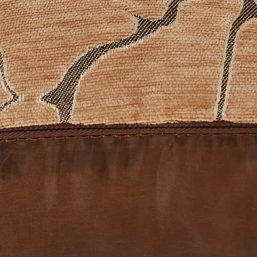 Vista 3 de Violet Linen Milano Arts - Fundas de almohada decorativas con diseño artístico, 18 x 18 pulgadas, color marrón