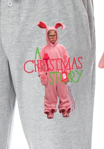 Vista 3 de INTIMO A Christmas Story Ralphie Pink Nightmare Bunny - Pantalones de pijama para hombre