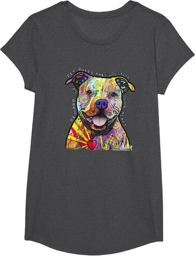 Vista 40 de Beware Of Pit Bulls, Dean Russo Pitbull Original - Camiseta para amantes de los perros, Negro