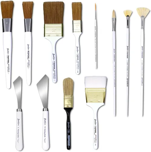 Vista 3 de Bob Ross - Pinceles y cuchillos para pintura al óleo