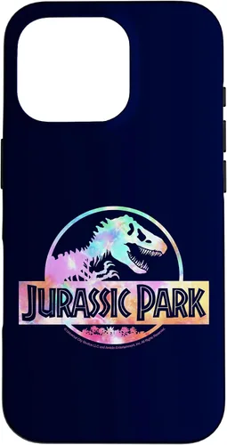 Vista 20 de Funda con logotipo para iPhone 16 Jurassic Park Tie Dye Fill