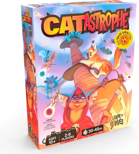 Vista 9 de CATastrophe Un Juego de 9 Vidas El Juego de Mesa Perfecto para la Noche Familiar y Amantes de los Gatos A partir de 10 años 2-6 Jugadores