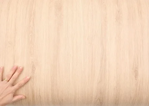 Vista 3 de ROSEROSA Película arquitectónica de madera sintética de alta calidad, película de vinilo autoadhesiva, envoltura de puerta, encimera, borde, espejo