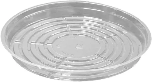 Vista 3 de TRUEDAYS 10 Inch 5 Pack Black Plant Saucers Flower Pot Tray Excellent for Indoor & Outdoor Plants