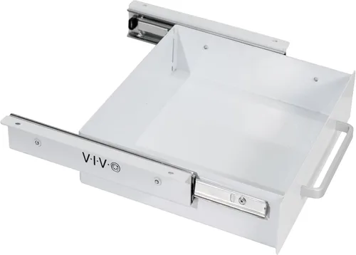 Vista 10 de VIVO DESK-DR1H-B - Cajón deslizante extraíble montado debajo del escritorio de 13 pulgadas para escritorio de oficina, asa de tirar, organizador