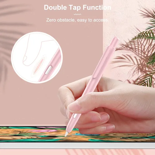 Vista 4 de Moko Funda protectora compatible con Apple Pencil Pro, Apple Pencil de 2ª generación, funda protectora retráctil para Apple Pencil con clip, funda