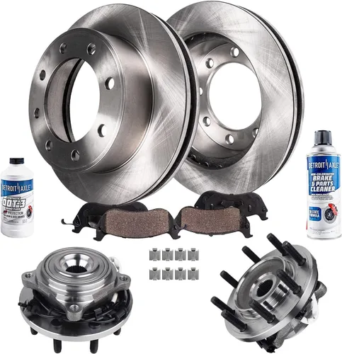 Vista 32 de Detroit Axle - Rotores de freno para Ford Mustang 2015 2016 2017 2018 2019 2020 2021 2022 2023 Rotores de freno de disco 2016 2017 2018 2019