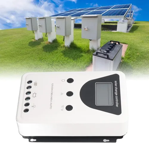 Vista 2 de Controlador solar, regulador de panel solar MPPT Sistema de detección automática Controladores de energía (100A)