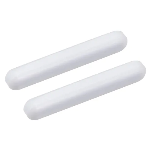 Vista 10 de MECCANIXITY Barra de agitador magnético, barra de agitación, 0.197 in, forma de cilindro, revestimiento de PTFE, imán blanco para laboratorio