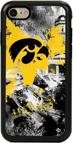 Vista 17 de Guard Dog NCAA - Funda híbrida para iPhone 7/8/SE Paulson Designs, color negro