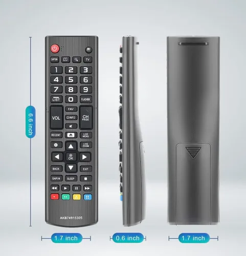 Vista 4 de Xtrasaver Control remoto de repuesto para LG AKB74915305 TV mando a distancia 43UH6030 43UH6100 43UH6500 49UH6030 49UH6090 49UH6100 49UH6500