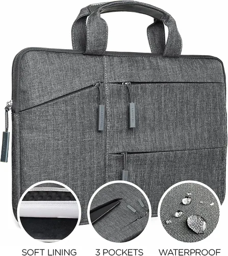Vista 2 de Satechi Funda de transporte resistente al agua para laptop con bolsillos, para MacBook Pro M2/M1, MacBook Air M2/M1 y más 15 inch