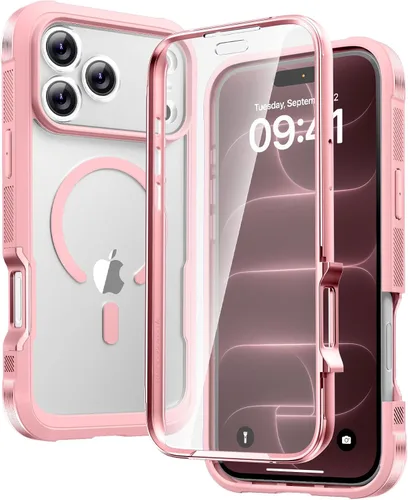 Vista 287 de Carcasa Diaclara diseñada para iPhone 12/12 Pro, carcasa completa resistente con protector de pantalla táctil y antiarañazos integrado, carcasa Azul