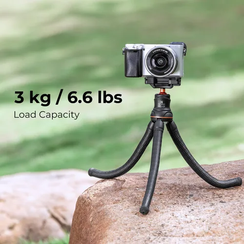 Vista 3 de K&F CONCEPT Mini trípode flexible