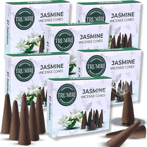 Vista 30 de TRUMIRI Incienso ámbar – Paquete de 20 conos (2 x 10) – Incienso de cono perfumado