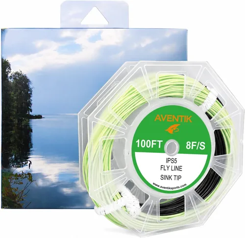 Vista 8 de Aventik Fly Line - Línea de hundimiento completo con punta de hundimiento completo, línea de pesca con mosca, peso hacia adelante, línea