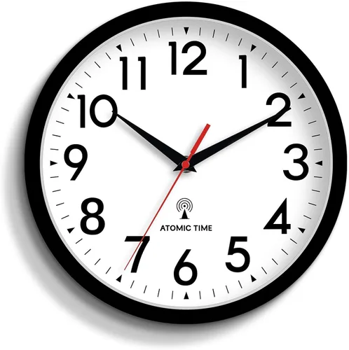 Vista 18 de DAXSMY Reloj de pared analógico pequeño de 8 pulgadas, silencioso, sin tictac, funciona con pilas, moderno, simple, decorativo, para cocina