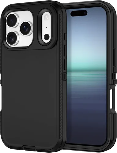 Vista 11 de I-HONVA Funda para iPhone 17 a prueba de golpes, a prueba de polvo y caídas, 3 capas de protección de cuerpo completo [sin protector de pantalla]