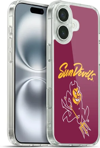 Vista 49 de Head Case Designs Funda de gel ASU Camou con licencia oficial de la Universidad Estatal de Arizona [protección de grado militar] compatible