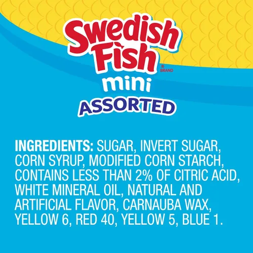 Vista 3 de Caramelo suave y masticable surtido Swedish Fish, 1,90 libras