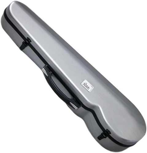 Vista 5 de PAITITI Violín en forma de tamaño completo durable Super Light fibra de vidrio caso con higrómetro Backpackable (azul)