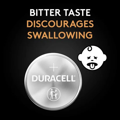 Vista 2 de Duracell - Batería de moneda de litio 2032 de 3V - con revestimiento amargo - 24