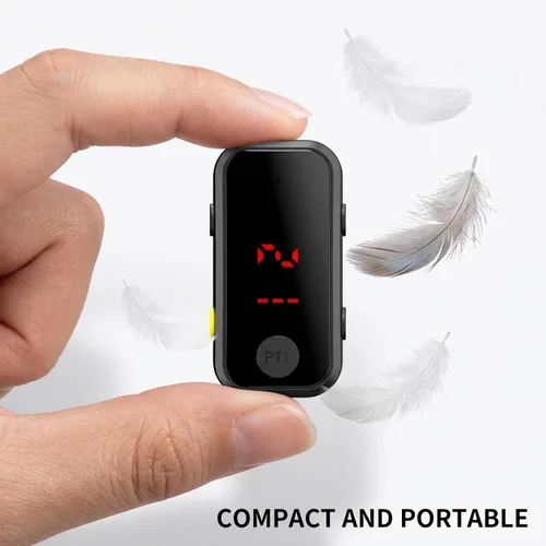 Vista 2 de Super Mini Walkie Talkies Pro con impermeable, radio bidireccional con auriculares para adultos, al aire libre, senderismo, béisbol, restaurante