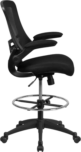 Vista 9 de Flash Furniture - Sillas de malla para oficina Malla Negra