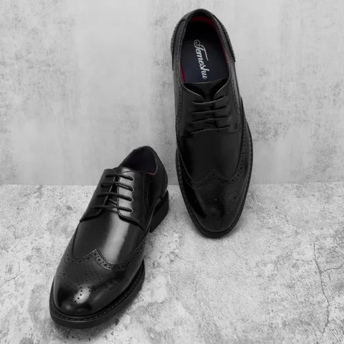 Vista 2 de Temeshu Zapatos de vestir para hombre, zapatos Oxford informales, zapatos formales de negocios