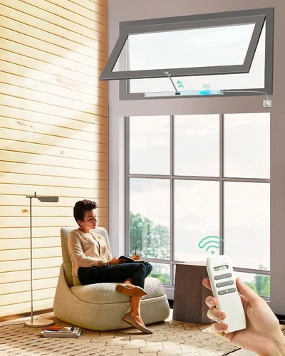 Vista 4 de Yoolax - Abreventanas motorizado inteligente, cerrador automático de ventanas WiFi