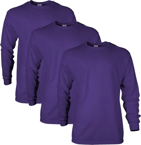 Vista 130 de Gildan - Camiseta de manga larga de algodón ultra estilo G2400 para adultos, paquete múltiple