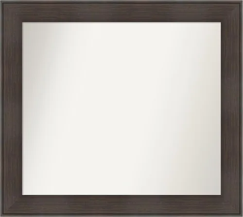 Vista 29 de Amanti Art Espejo personalizado, espejo de baño de veta de madera rústica William, espejo de pared o espejo de tocador de baño sobre el fregadero