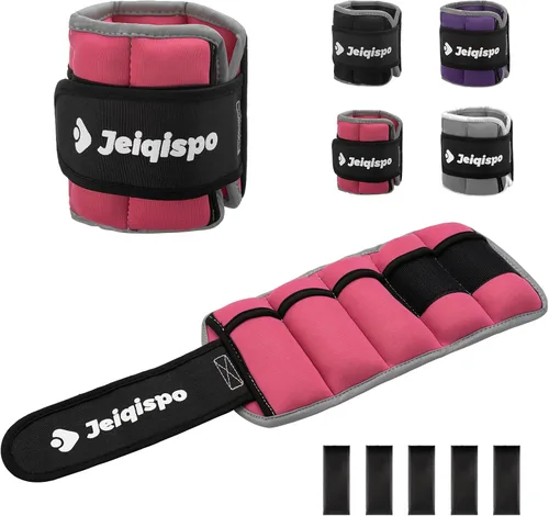 Vista 11 de Pesas ajustables para tobillo 1 par de 4 10 libras con peso extraíble para hombres, mujeres y niños, fuerza pesada para fitness, gimnasio