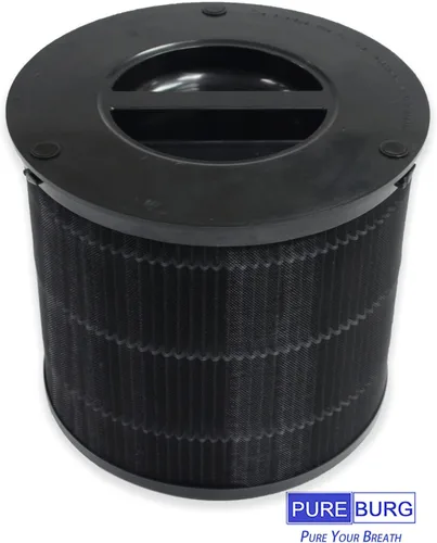Vista 3 de PUREBURG Filtro de repuesto compatible con purificador de aire Smartmi P1, paquete de 2 unidades H13 HEPA de 4 etapas de filtración de carbón