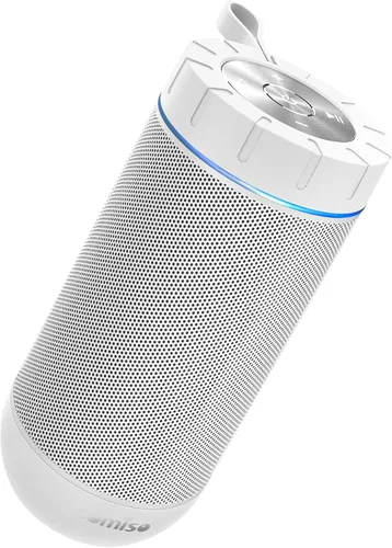 Vista 8 de comiso Bluetooth Speaker, IP65 Waterproof, 24H Play, TWS, 360° HD Stereo Negro