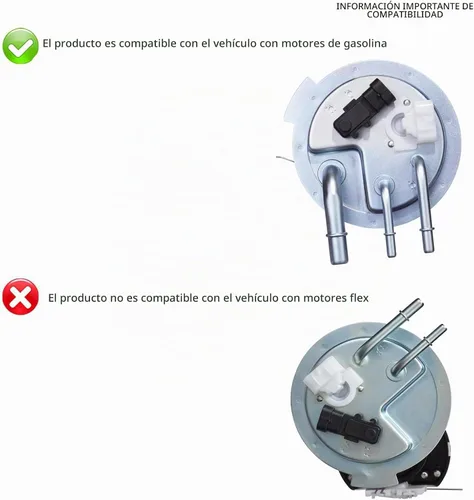 Vista 2 de DWVO Bomba de combustible compatible con Chevy Avalanche 1500 2004-2007/Suburban 1500/Cadillac Escalade/GMC Yukon XL 1500 5.3L 6.0L 6.2L