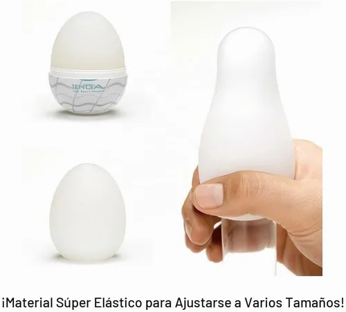 Vista 4 de TENGA EGG-014 Boxy Easy Beat EGG Masturbador portátil masculino