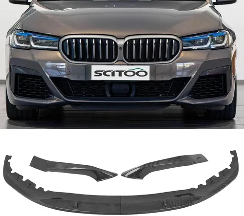 Vista 39 de SCITOO Alerón de borde de parachoques delantero mate negro para Ford Focus ST años 2013-2014 - Spoiler frontal de polipropileno