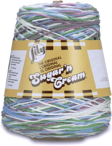 Vista 24 de Hilados Lily Sugar and Cream, Algodón, Blanco, Paquete de 10