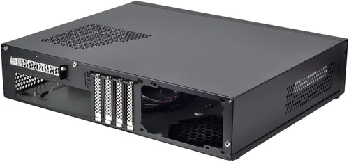 Vista 4 de Silverstone Tecnología Milo ML04 Tipo-C Puerta delantera de aluminio/cuerpo de acero Micro ATX Media Center/HTPC Caso, SST-ML04B-C