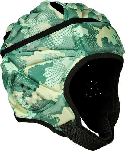 Vista 11 de Casco de rugby – Casco acolchado suave de 7 v7 bandera de fútbol de fútbol para jóvenes, niños, adultos