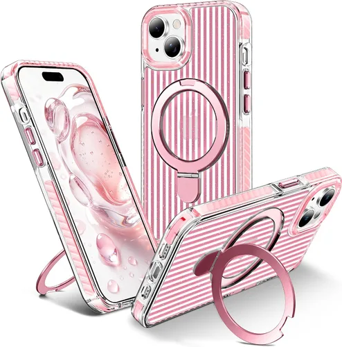 Vista 38 de Funda para iPhone 11 con soporte giratorio de 360°, color negro