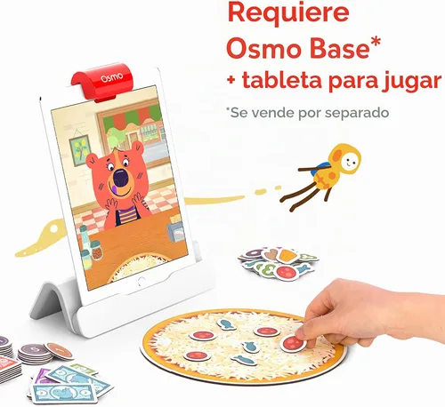 Vista 2 de Osmo - Juego Pizza Co. - Edades 5-12 - Habilidades de comunicación y matemáticas empresariales - Para iPad y tableta Fire (se requiere base)