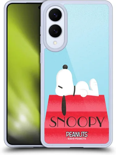 Vista 45 de Head Case Designs Snoopy Deco Dreams - Funda de gel con licencia oficial de Peanuts Blue Pattern [protección de grado militar] compatible con Google