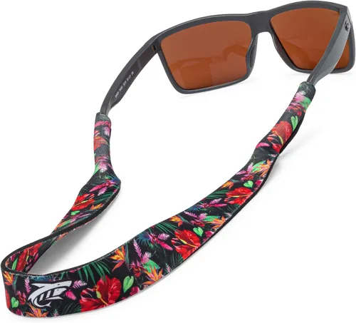 Vista 26 de Pilotfish Correa de neopreno para lentes de sol, retenedor de gafas de neopreno, cordón flotante seguro para lentes de sol con extremos Azteca