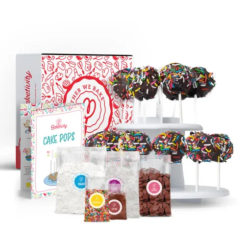 Vista 7 de Baketivity Cake Pop Baking Kit with Stand, No Mold or Maker Needed